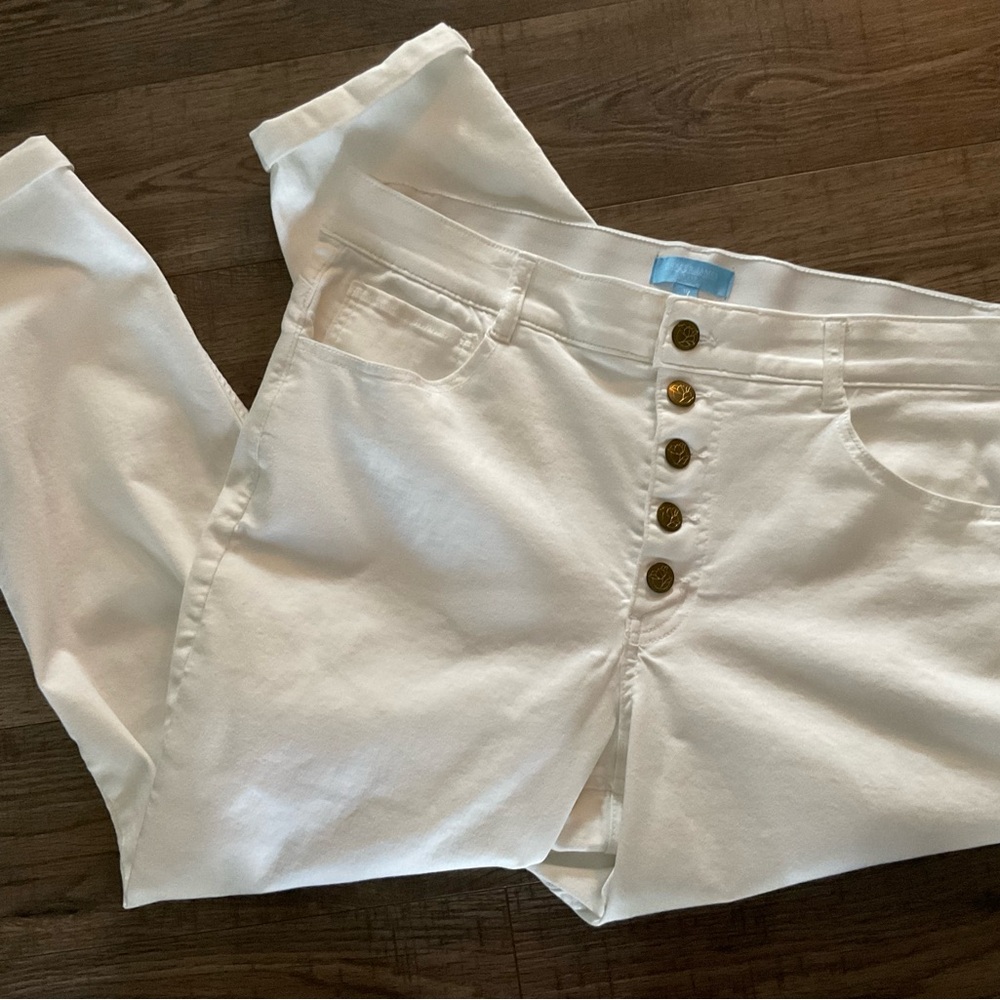 Draper James RSVP White Jeans, sz 16